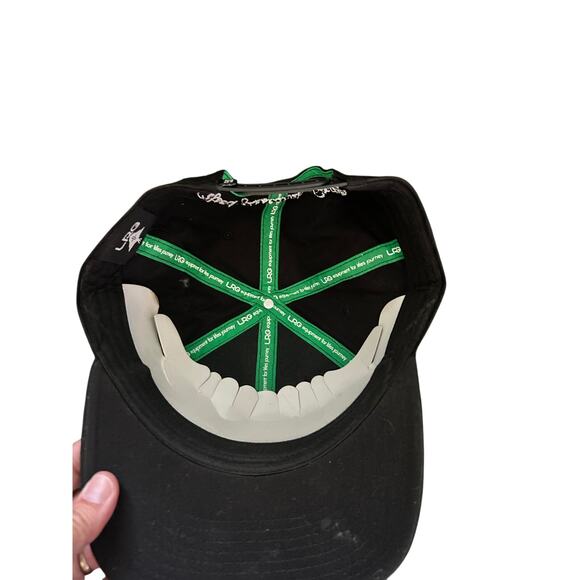 NWOT LRG Lifted Research Group Baseball Cap Snap Back Adjustable Bill Black - Picture 4 of 4